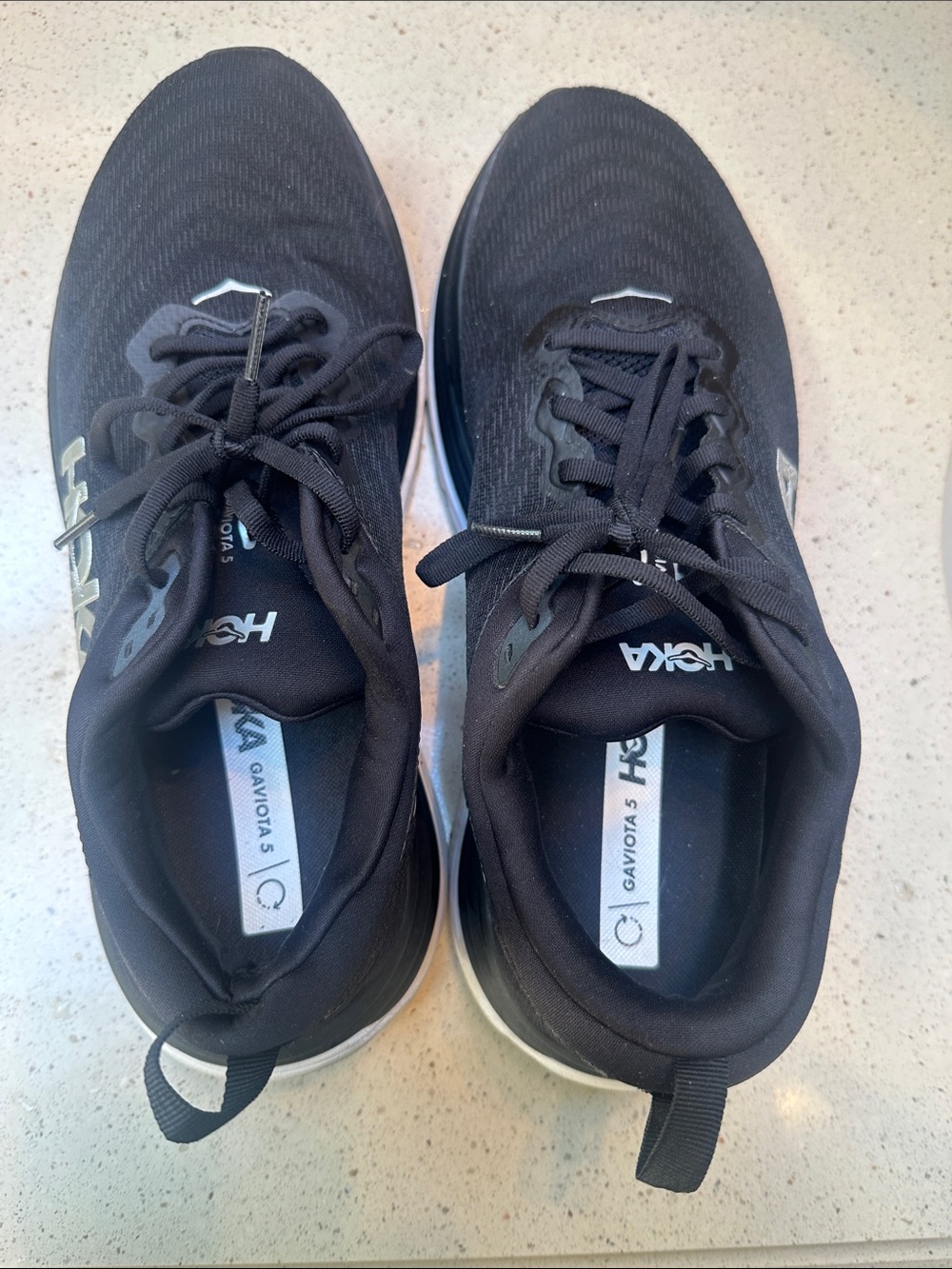 Hoka Gaviota 5 Men's Black Athletic Running Shoes